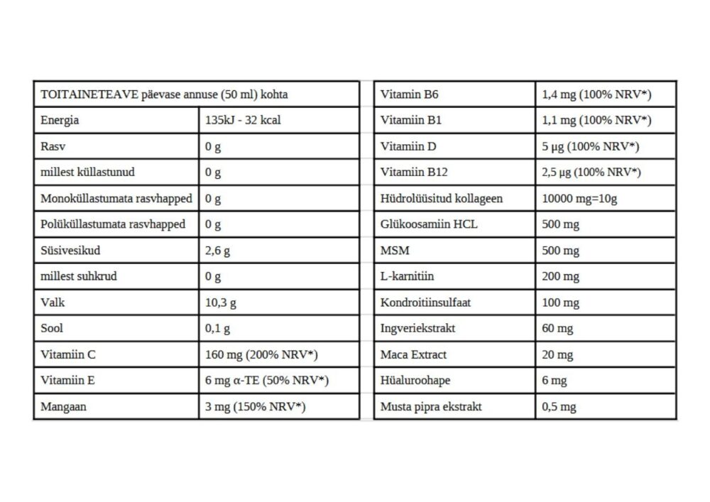 artron-extreme-collagen-toitaineteave